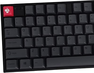 Jeu de 130 touches ppbt teintées en gris pour clavier mécanique