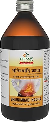 Sandu bhunimbadi kadha | remède ayurvédique de base contre l'hyperacidité (450 ml)