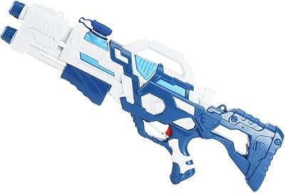 Jouet pistolet à eau longue portée fjaling de 60 cm rétractable double buse
