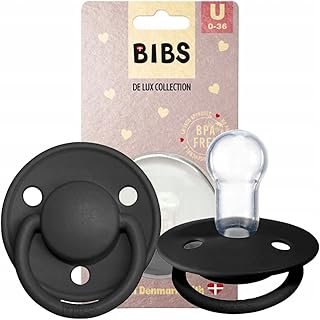 Bavoirs tétines de luxe en silicone pour 0 à 3 ans, taille 1, noir. Diaytar : L'intelligence commerciale au service du client