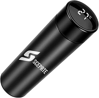 Bouteille d'eau intelligente en acier inoxydable, tasse de voyage avec écran tactile lcd intelligent, garde au chaud ou au froid. Diaytar : Où vos envies rencontrent votre budget