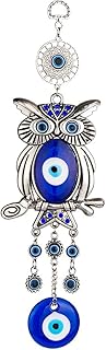 Tenture murale, hibou porte-bonheur contre le mauvais œil, amulette de décoration de voiture
