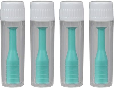 Outil de retrait de lentilles de contact en silicone souple helvity, 4 pièces