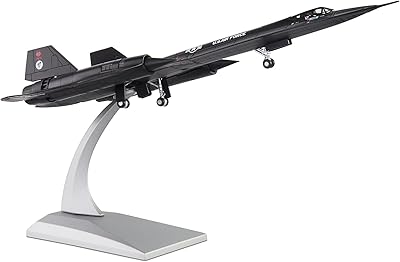 Modèle d'avion de chasse en alliage moulé sous pression hanjo sr-71a sr-71a