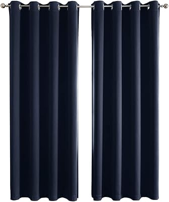 Rideau occultant arabest - rideaux isolants thermiques à 2 panneaux avec œillets métalliques
