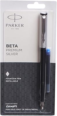 Stylo plume parker beta premium fb gt avec chariot à encre