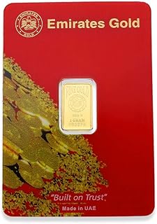 Emirates fine gold lingot d'or pur 999.9, 1 gramme, 1 g, or jaune