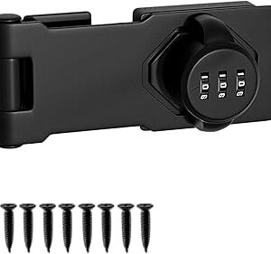 Verrou par mot de passe pour armoire domestique, serrure de porte d'armoire, clip de verrouillage de porte avec vis pour porte d'armoire, serrure de confidentialité peut être utilisée pour armoire, boîte aux lettres, porte pour animaux domestiques, serrure de classeur de bureau (noir). L'univers du discount accessible 24/7 sur Diaytar Sénégal