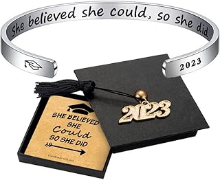 Cadeaux de remise de diplôme 2023 pour femmes – bracelets inspirants pour remise
