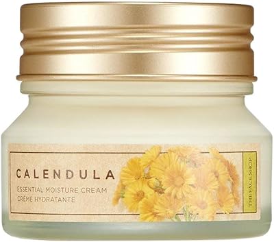 Crème hydratante essentielle au calendula the face shop (50 ml)