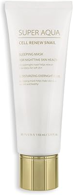 Masque de nuit à l'escargot mischa super aqua seal renew (multilingue)