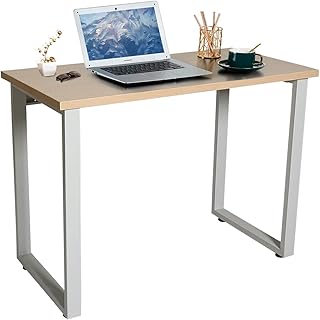 Bureau d'ordinateur moderne ar par egid, grand bureau durable pour écrire et étudier