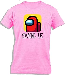 Ay cabrontm among us logo rose | jeu en ligne | t-shirt