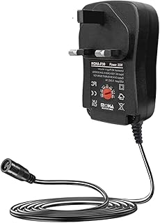 Adaptateur ac dc universel 30 w avec 8 fiches adaptateurs sélectionnables pour appareils