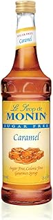 Bouteille en verre monin caramel - états-unis, 750 ml