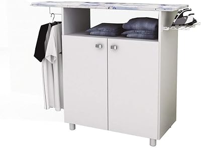 Table à repasser danube home serene, blanc - 112 x 36,5 x 86,7
