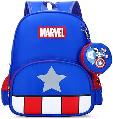 Sac à dos conçu par captain america, un cartable de grande capacité