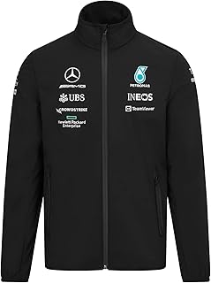 Veste softshell de l'équipe de formule 1 marchandise officielle 2022 noir