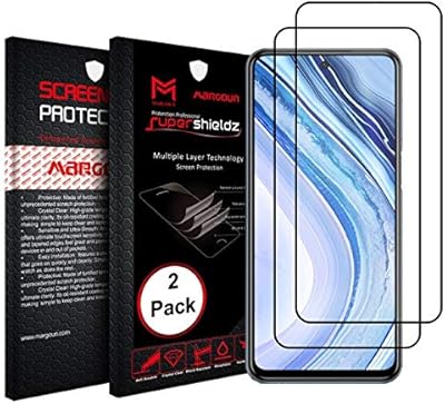 Margoun lot de 2 films de protection d'écran pour samsung galaxy m51 en