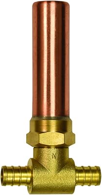- 60850 mini raccord en t anti-bélier pex à sertir 1 2