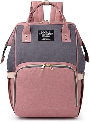 Sac à dos à couches, élégant multi-fonction imperméable à l'eau de grande capacité