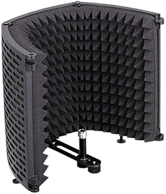 Mike music 1 pièces microphone d'absorption acoustique en mousse bouclier d'isolation insonorisé couvercle