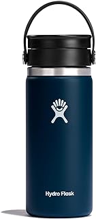 Bouteille d'eau isolée sous vide à double paroi hydro flask tempshield, 16 oz