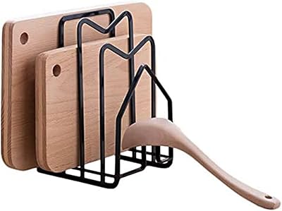 Auretti organiseur de planches à découper, support pour cuisine, comptoir et couvercles