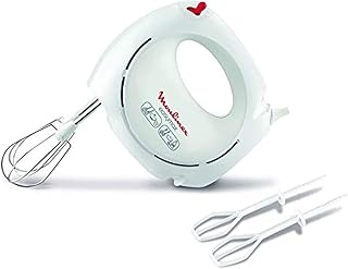 Mélangeur plongeant moulinex easy max, 200 watts, blanc, plastique/acier inoxydable, hm250127, garantie 1