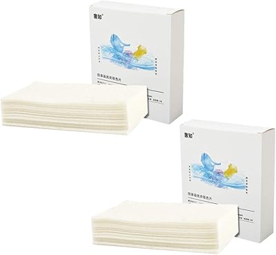 Leadmomo 48 morceaux de papiers de couleur à lessive pour ramasser les couleurs