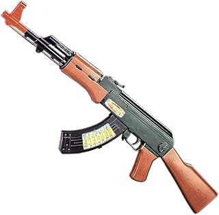 Pistolet mitrailleur lilbals ak-47 de 27 pouces - avec une lumière éblouissante, un son
