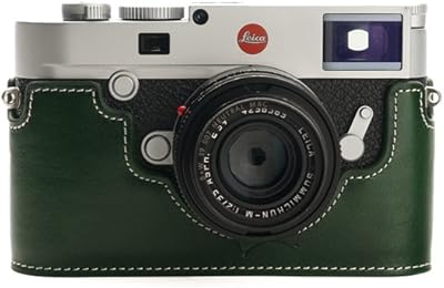 Étui leica m10, étui bolinus, demi-étui pour appareil photo en cuir véritable fait