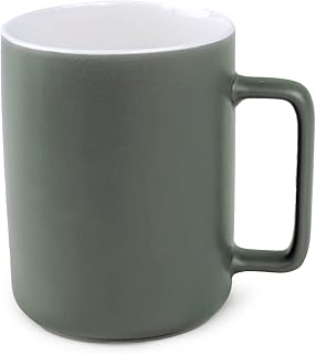 Tasse en céramique en porcelaine shallo 400 ml pour café et thé