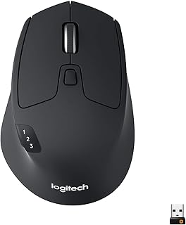 Souris sans fil multi-appareils logitech m720 trithalon transférez facilement du texte des images