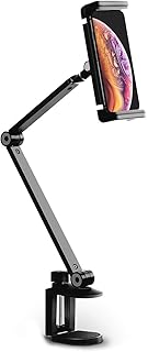 Techno mounts support de tablette de bureau flexible à 360 degrés, support mobile