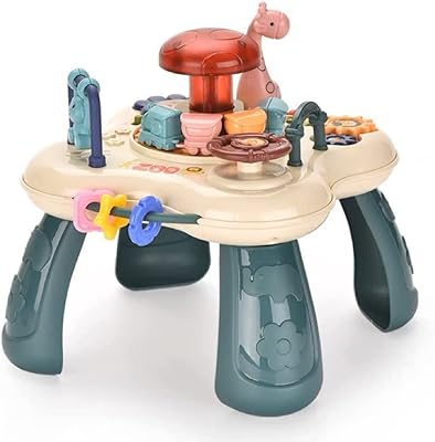 Table d'apprentissage musical pour enfants, table de jeu multifonctionnelle pour l'éducation précoce, table