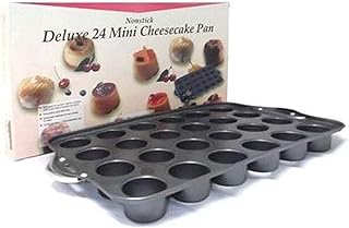 24 mini moules à cheesecake antiadhésifs de luxe