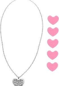 Lalafina 1 ensemble collier coeur décor coeur pendentif coeur collier de mode collier diffuseur huile essentielle collier coeur diffuseur d'huile essentielle collier parfum. Diaytar : Votre destination shopping préférée au Sénégal