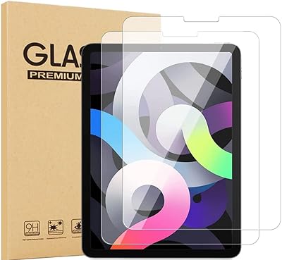 Pack de 2 protecteurs d'écran xinders pour ipad 11 2018-2020-air4-2021-2022 pouces en verre