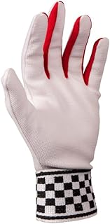 Gants en coton uni nicholls boy wicket keeper taille m gris - blanc