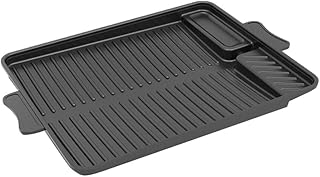 Poêle à barbecue antiadhésive carrée en aluminium yarno pour viande, steak, poisson