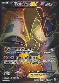 Pokemon - terrakion-ex (121) - bw - dragons exaltés - holo