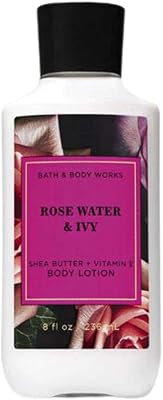 Lait corporel hydratant pour le bain et le corps à l'eau de rose