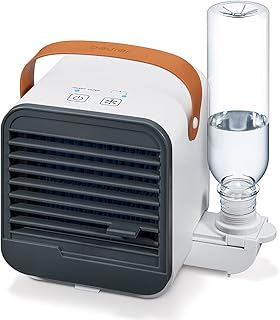 Refroidisseur d'air personnel beurer lv50 fresh breeze, ventilateur de refroidissement avec humidificateur, conception