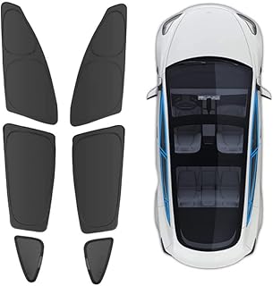 The white shop kit de pare-soleil pour tesla model y kit