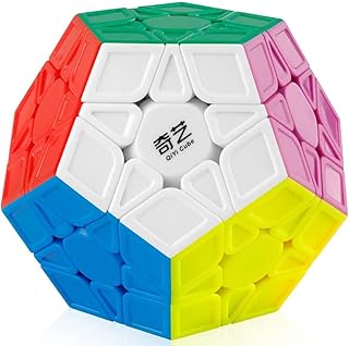 Momo bear 3x3 qiyi megaminx speed ​​​​cube sculpté pentagonal à 12 côtés