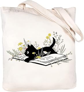 Sac fourre-tout en toile pour femmes, fermeture éclair esthétique drôle, sac fourre-tout à