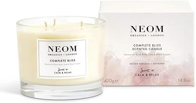 Bougie parfumée neom compliss 3 mèches | rose blush citron et poivre noir
