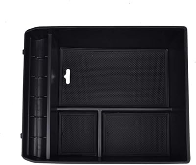 Boîte de rangement d'accoudoir qrlhya, pour toyota land cruiser prado j120 2004-2009 sans