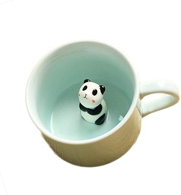 Tasse à café en céramique avec motif de dessin animé 3d panda mignon